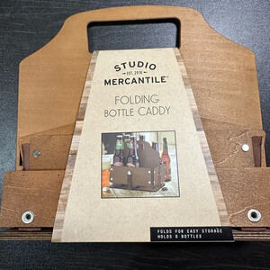 Folding Bottle Caddy -‎ Holds 6 bottles.